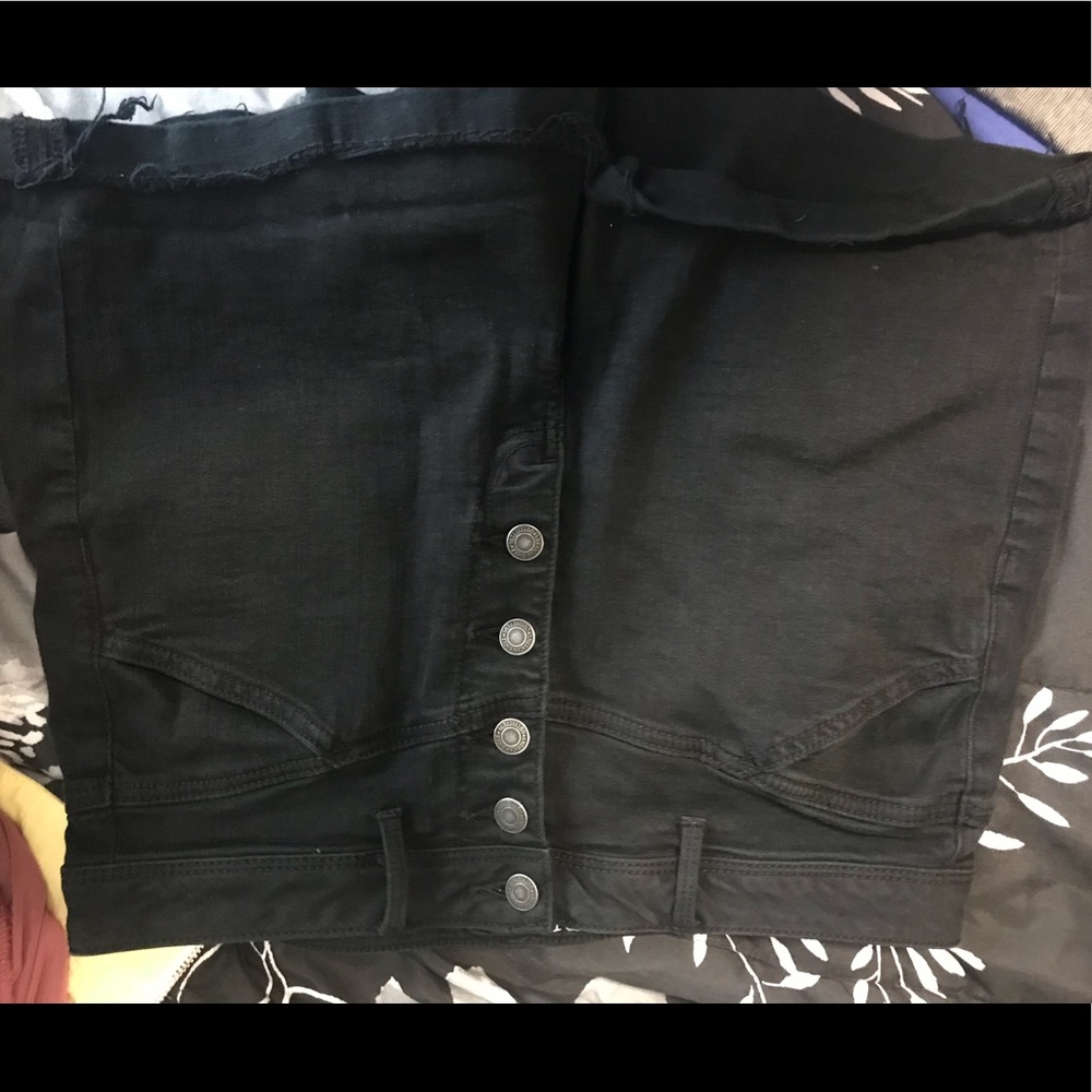 High waisted black shorts!